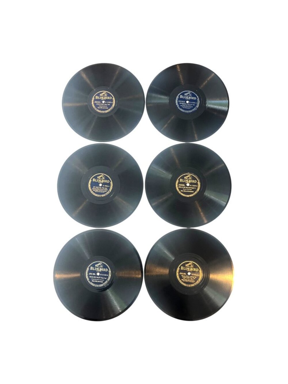 Lot of 6 Glenn Miller Big Band 78 RPM Shellac Records Bluebird RCA Swing Jazz